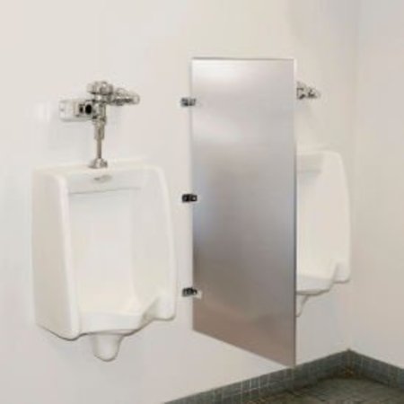 GLOBAL EQUIPMENT Bathroom Stainless Steel Urinal Screen 24 x 42 261998